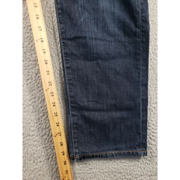 Lucky Brand Jeans Men's 34x30 Blue Denim 221 Original Straight Cotton Stretch - Picture 8 of 16